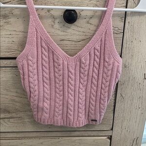 Hollister Pink Knit Women's Top